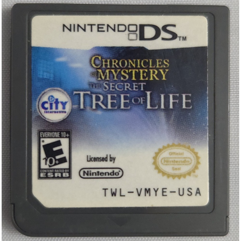 Chronicles of Mystery: The Secret Tree of Life - Nintendo DS Cartridge - Tested